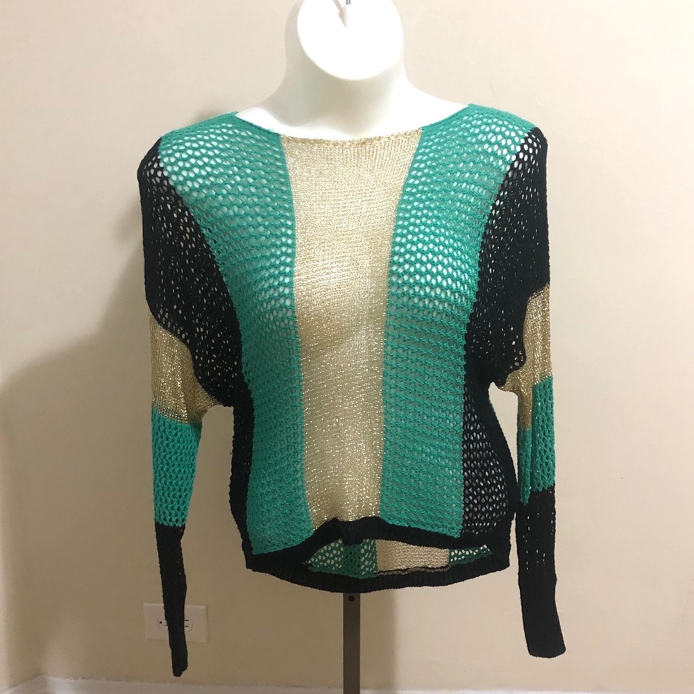 Open knit Akira Chicago Red Label Sweater.